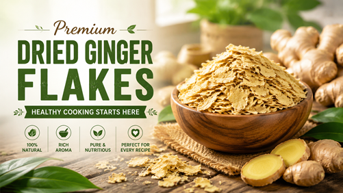 Premium Dried Ginger Flakes – Healthy Cooking Starts Here